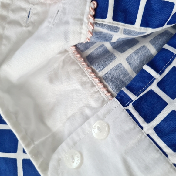 Tommy Hilfiger Blue / White Patterned Long Sleeve Shirt - Size AU M - BNWOT - Picture 6 of 8